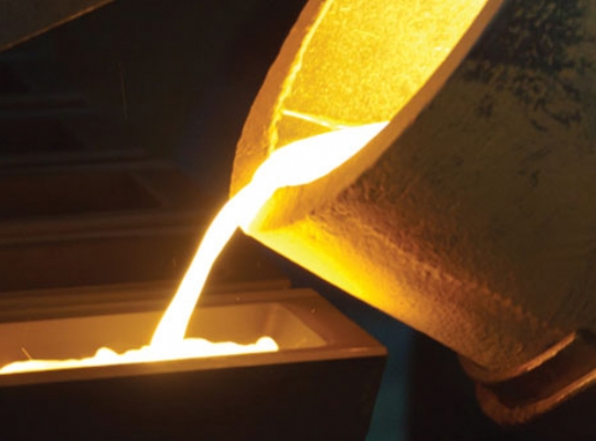 Phosphorous bronze alloy casting